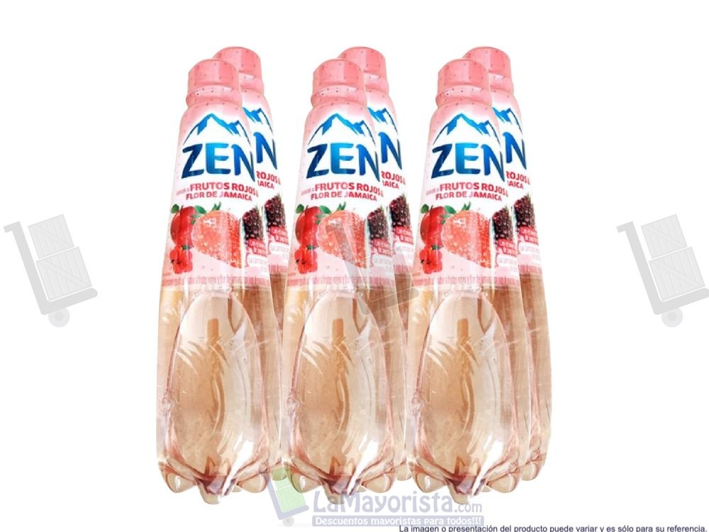-Al por mayor- Agua Zen Frutos Rojos 540Ml x 6und