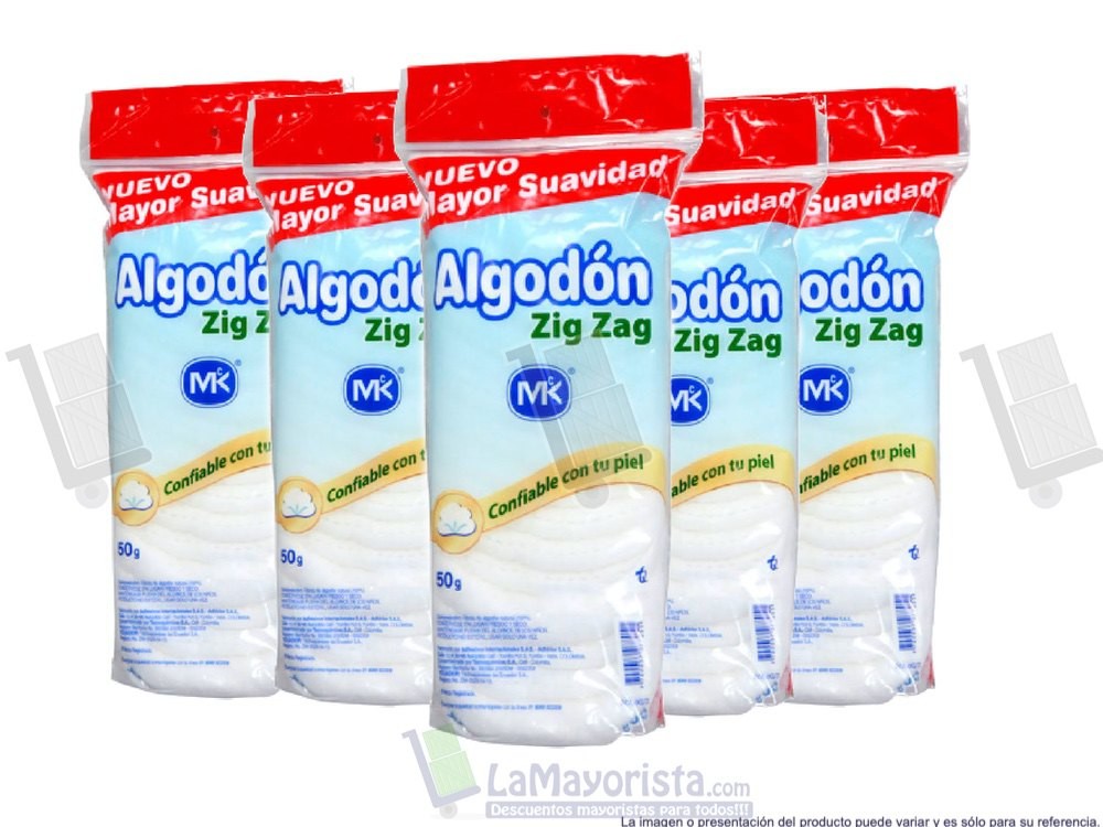 ALGODON MK ZIGZAG X 12