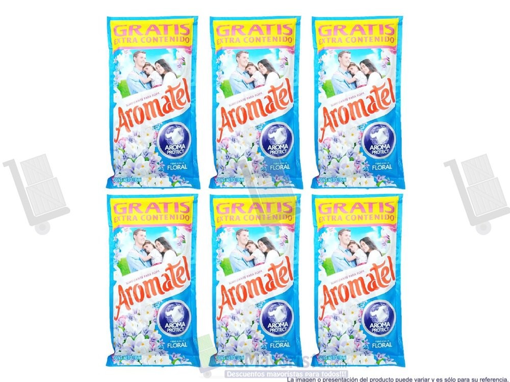 -Al por mayor- AROMATEL FLORAL TIRA X 6 Unidades  DE 115ml