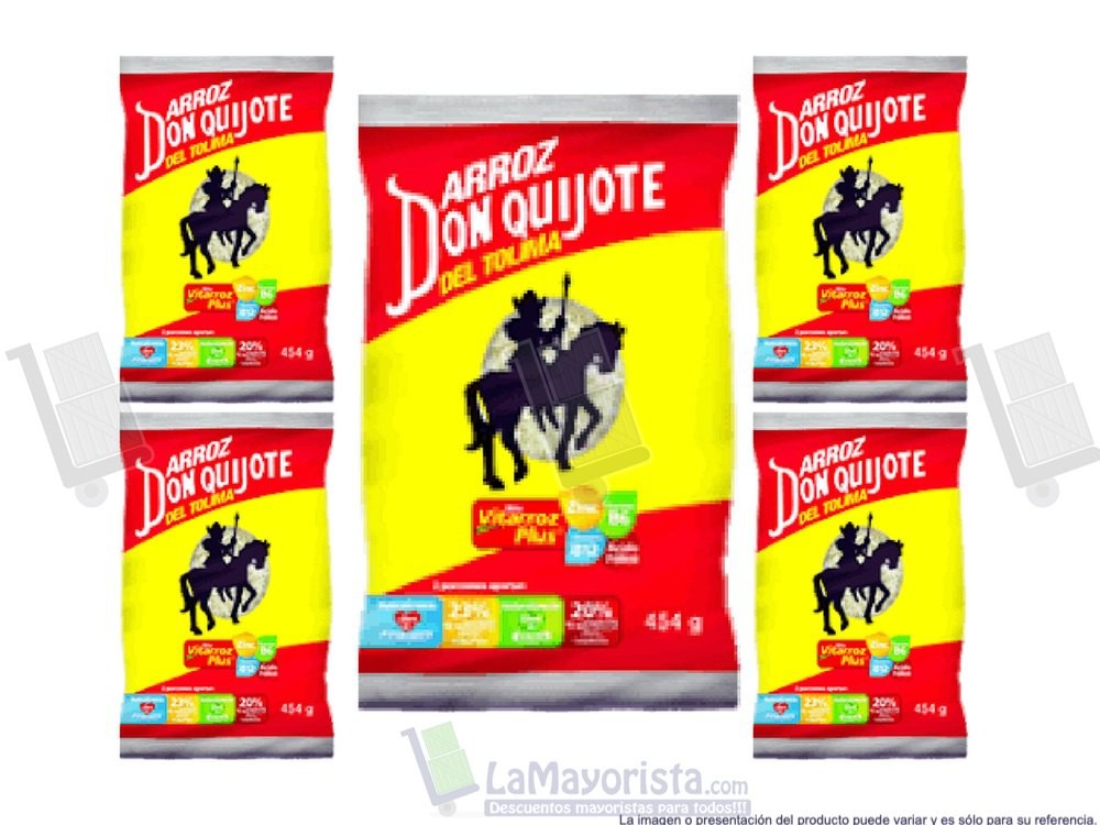-Al por mayor- Arroz Don Quijote X454Gr.