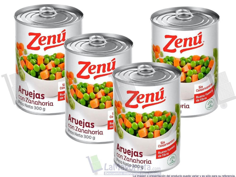 ARVEJAS CON ZANAHORIA PEQUEÑA ZENU