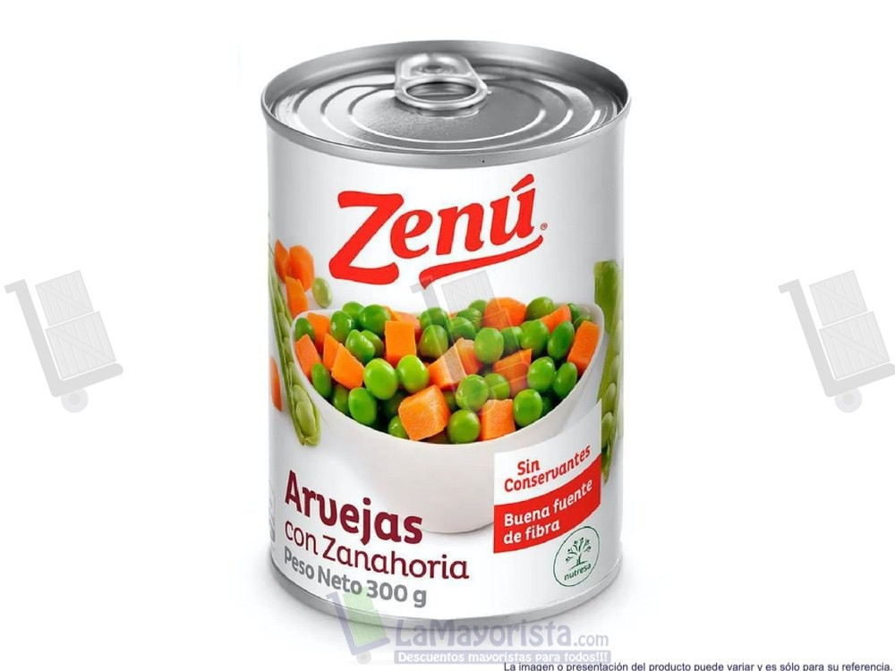 ARVEJAS CON ZANAHORIA PEQUEÑA ZENU