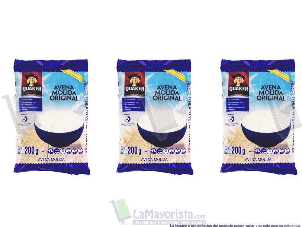 AVENA QUAKER MOLIDA 200gr.