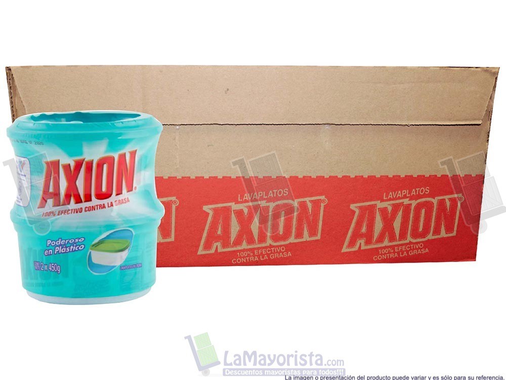 -Al por mayor- Jabón Axion Poder Plastico  450Gr.