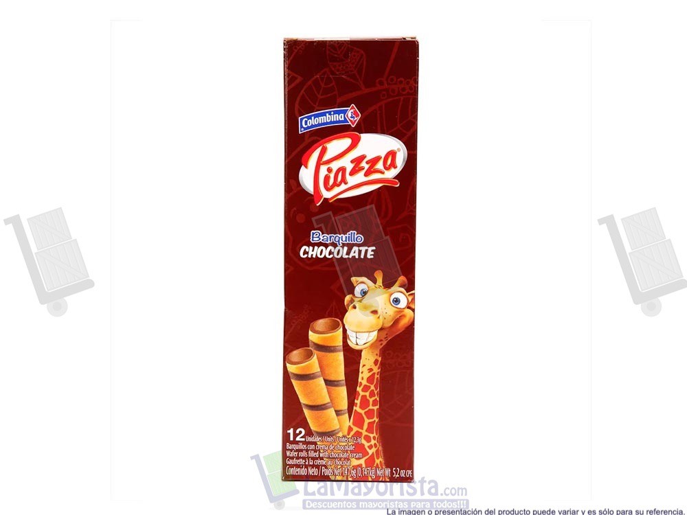 BARQUILLO JIRAFA PIAZZA CHOCOLATE