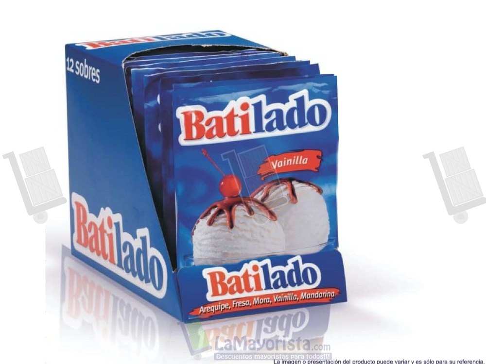 -Al por mayor- Batilado Vainilla X82Gr.
