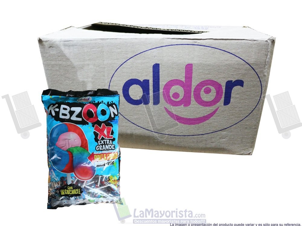 Bombon K-Bzoon Pintalengua paquete x48