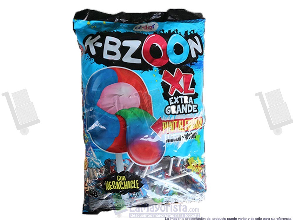 Bombon K-Bzoon Pintalengua paquete x48
