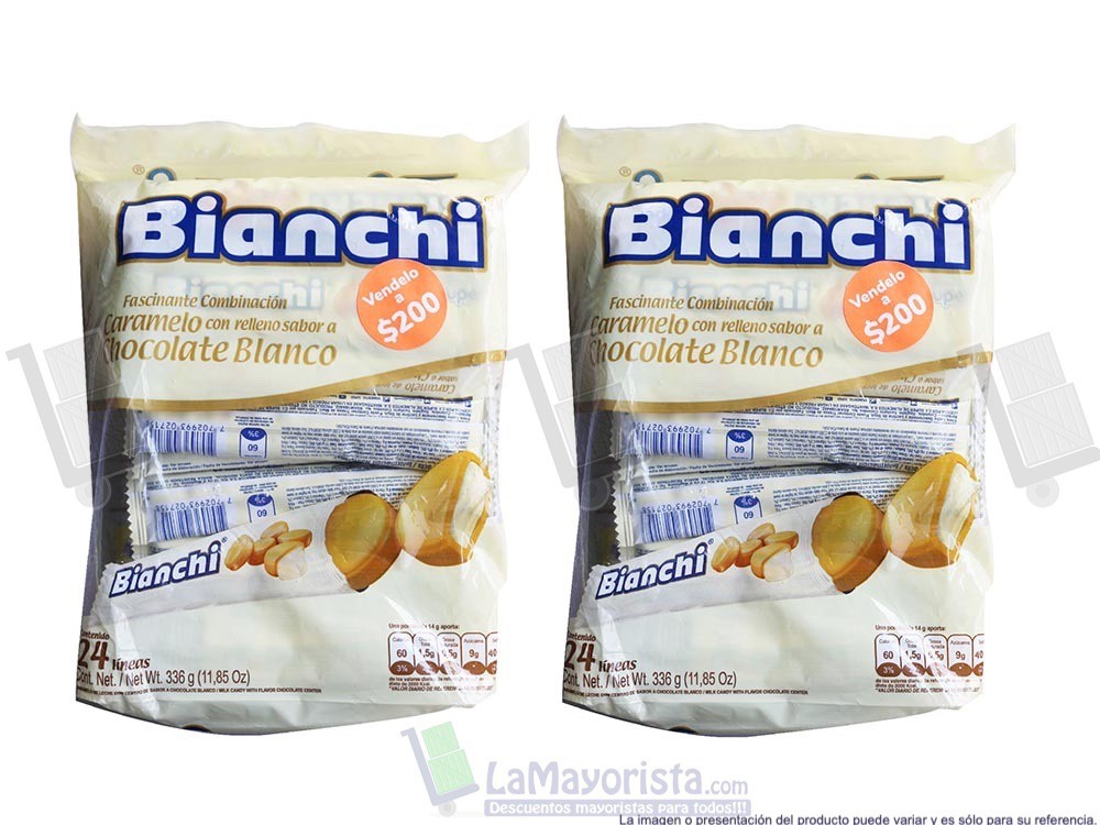 -Al por mayor- Bianchi Blanco Linea x24 unidades