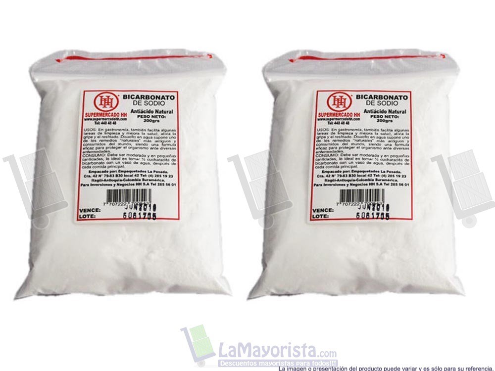 -Al por mayor- Bicarbonato HH X200Gr.