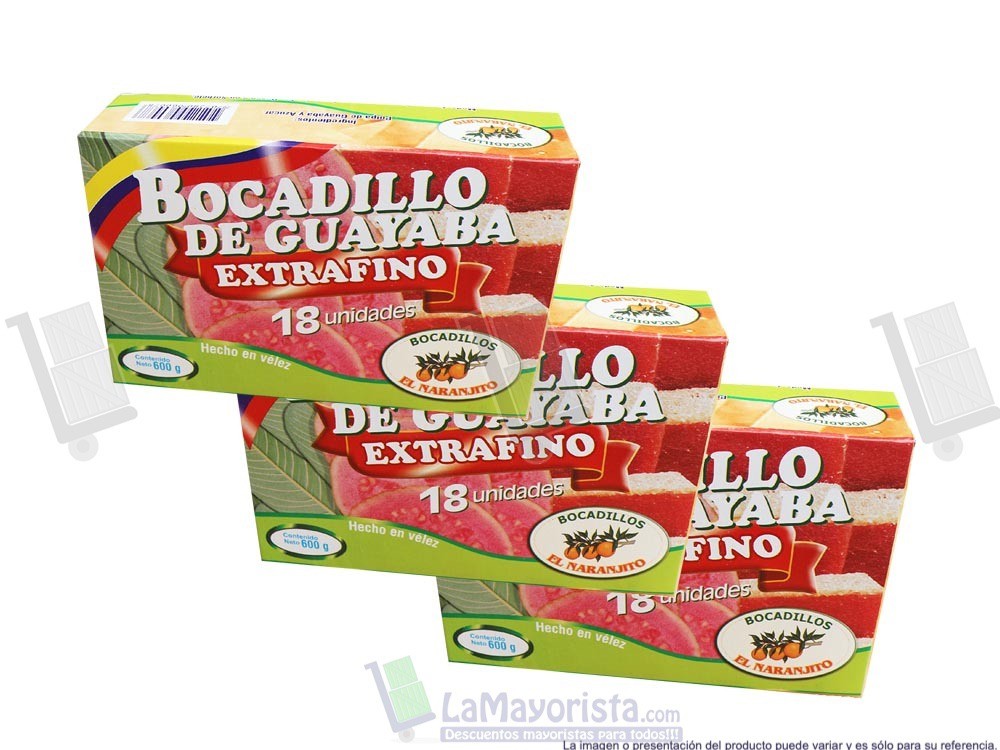 BOCADILLO EXTRAFINO X18 UNIDADES