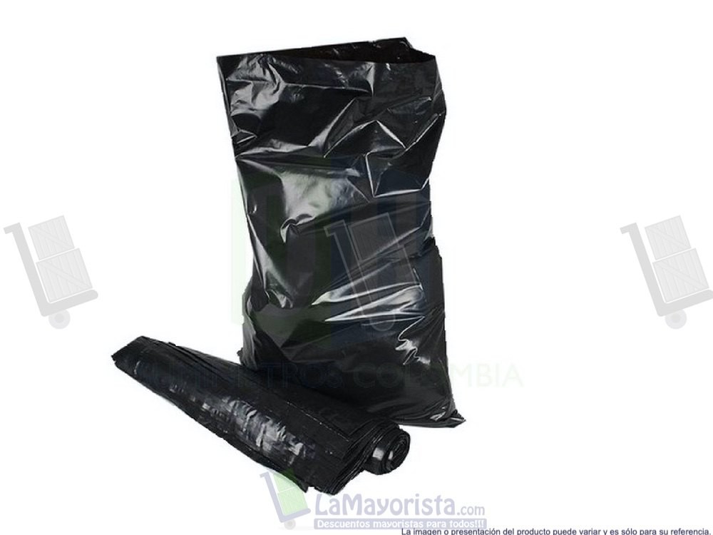 BOLSA BASURA NEGRA X 10 UND 24X32