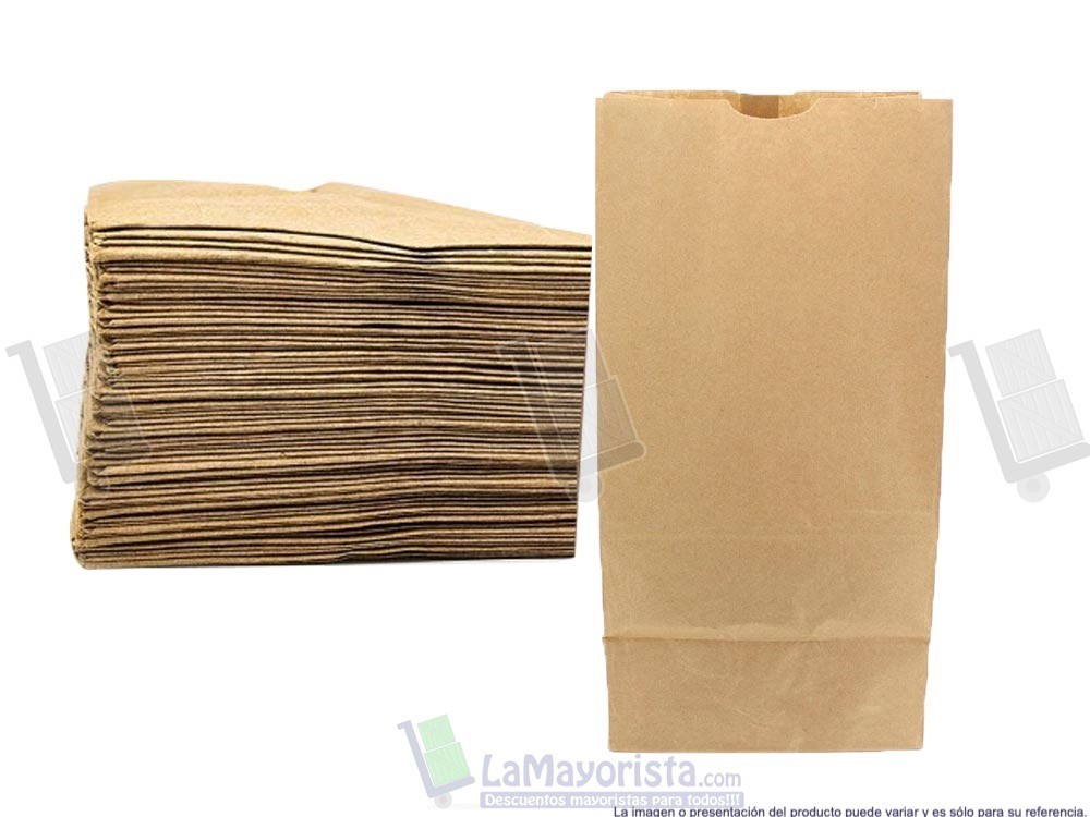 -Al por mayor- Bolsa Papel 1/2 Libra X500