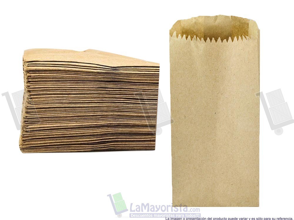 -Al por mayor- Bolsa Papel 1 Libra X500