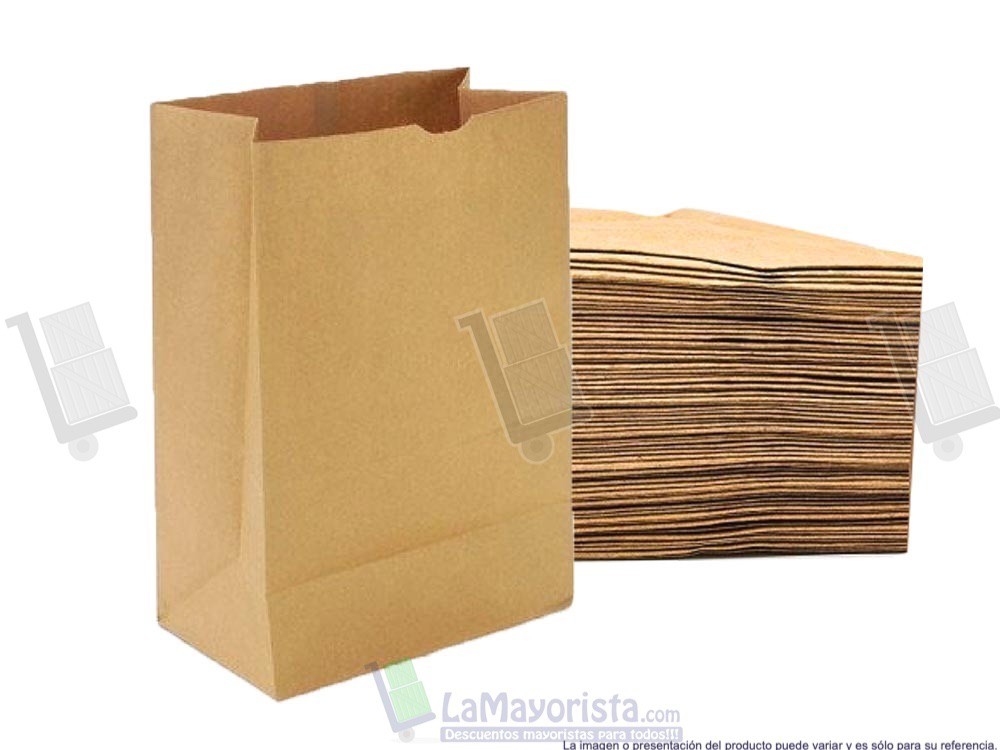 -Al por mayor- Bolsa Papel 6 Libra X500