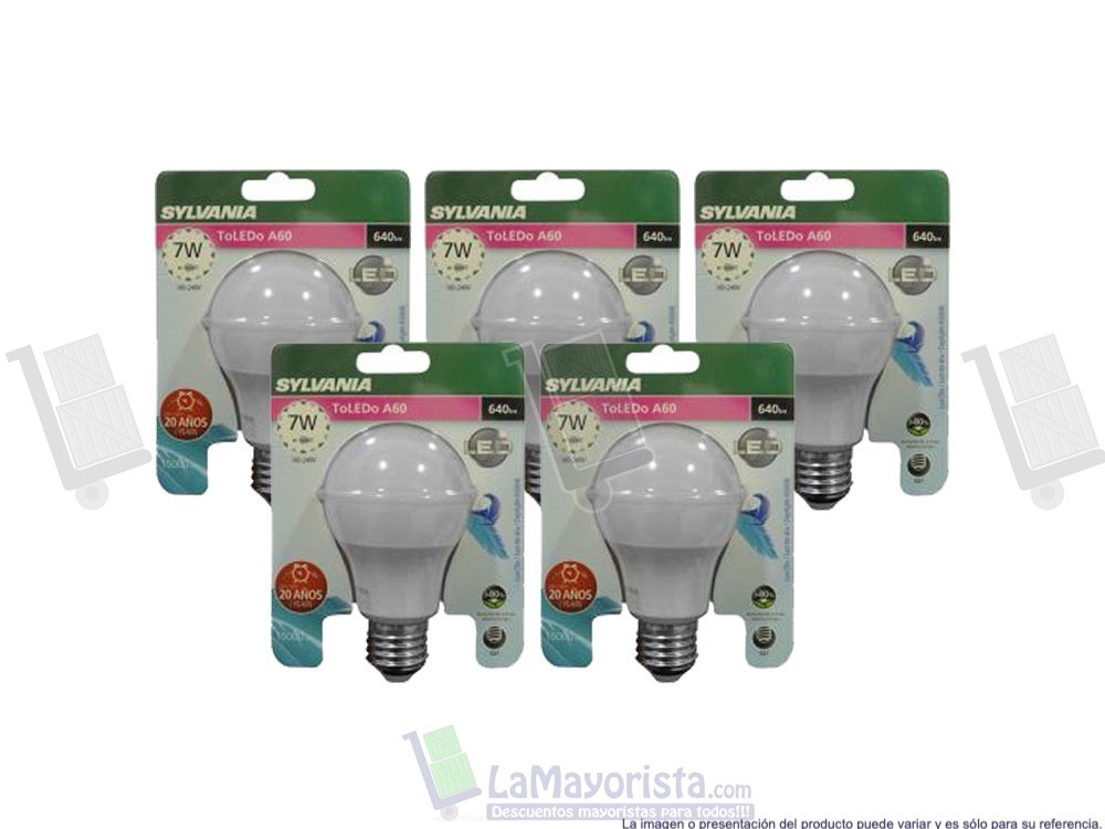 -Al por mayor- Bombillo Silvania Led 10 X 7W