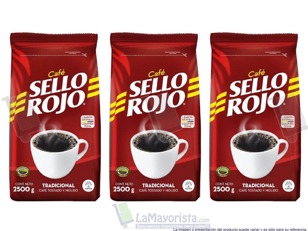 -Al por mayor- Café Sello Rojo 2.500 Gr