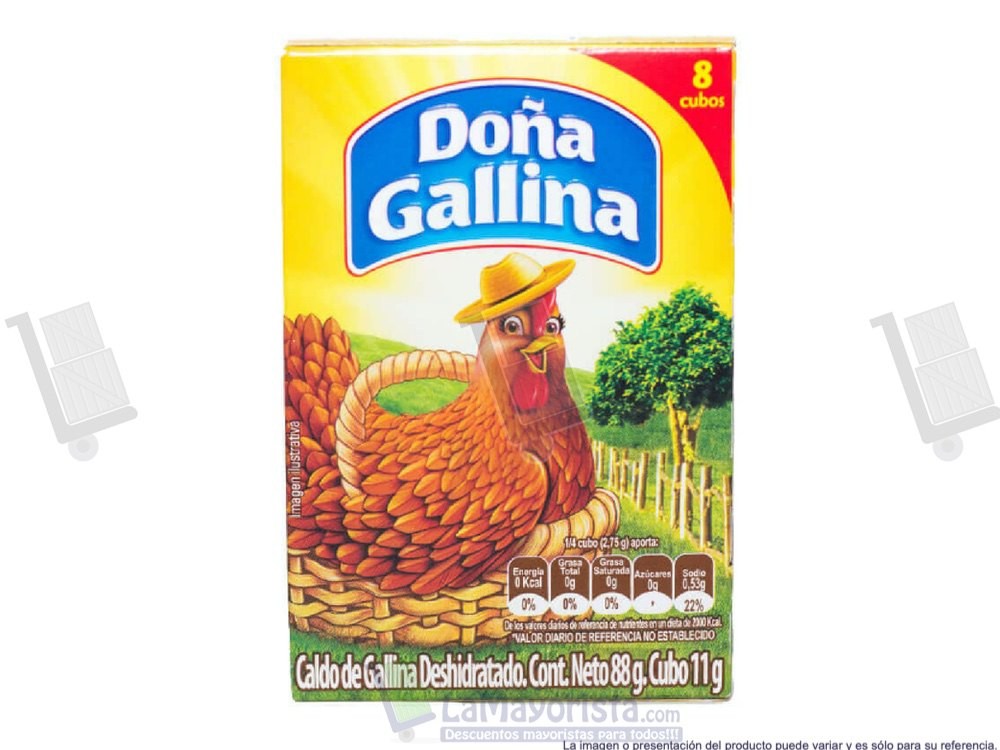 CALDO DOÑA GALLINA X 8