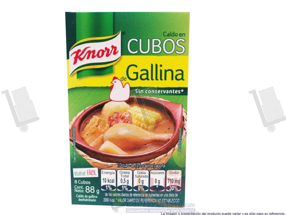 CALDO KNORR CUBO X8