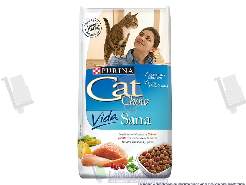 CAT CHOW ADULTO VIDA SANA X450gr.