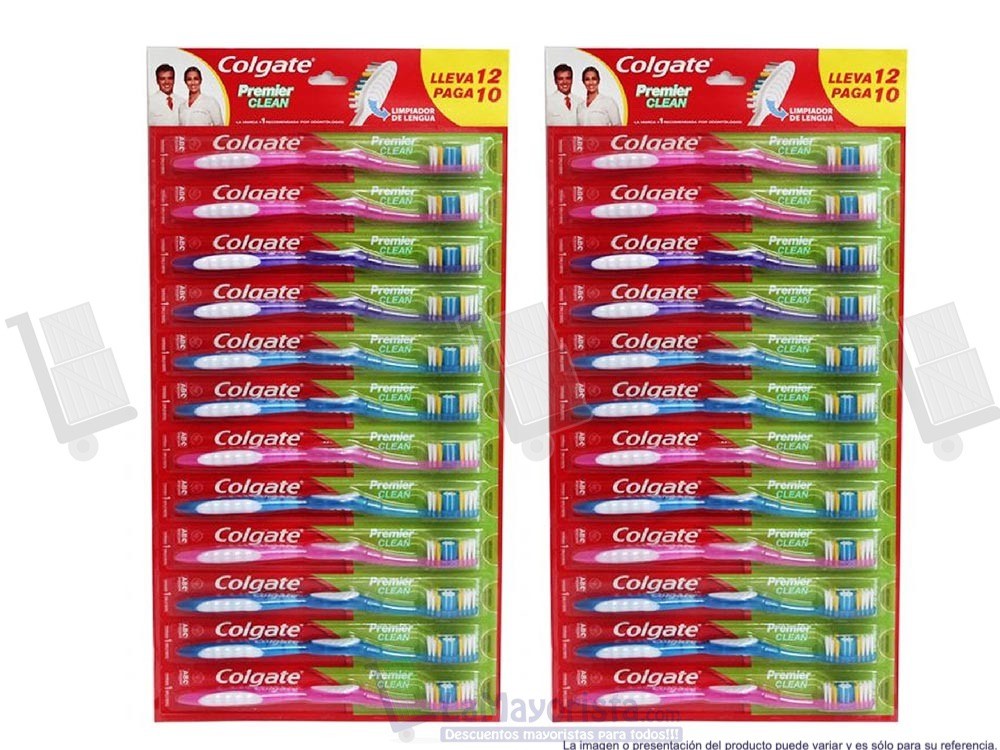-Al por mayor- Cepillo Colgate Premier Clean X12 unidades