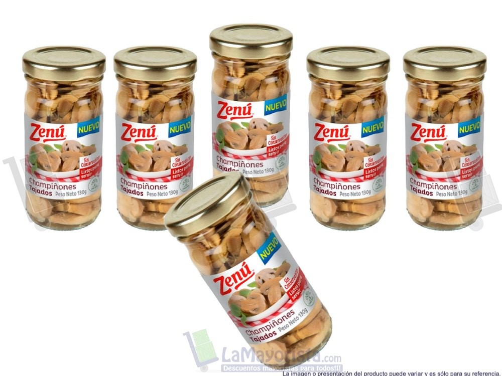 -Al por mayor- Champiñon Zenu 130Gr enlatado