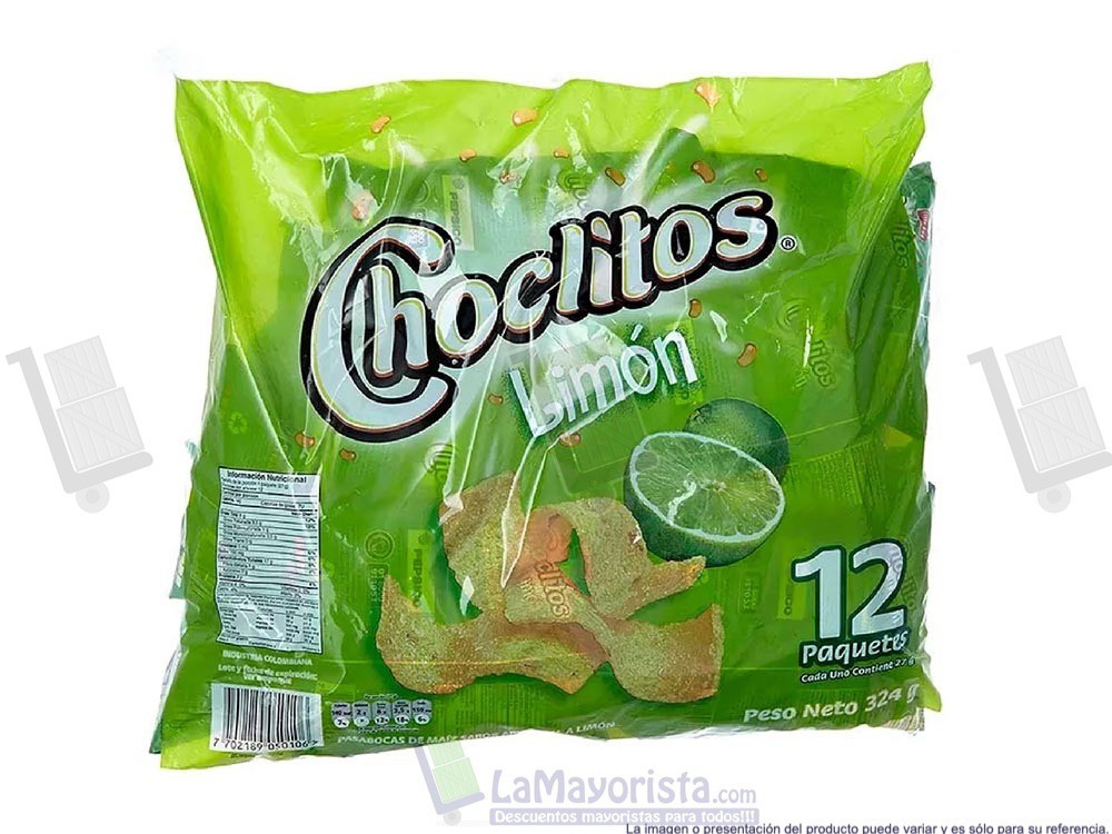 -Al por mayor- Choclito Limon x12 unidades