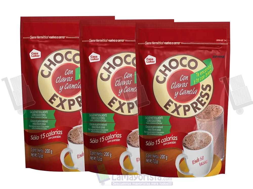 -Al por mayor- Chocoexpress Clavos y Canela X200Gr.