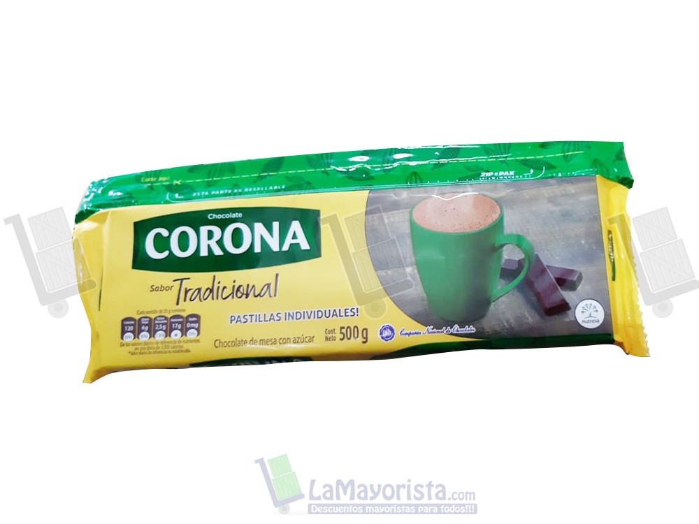 CHOCOLATE CORONA  X500gr.