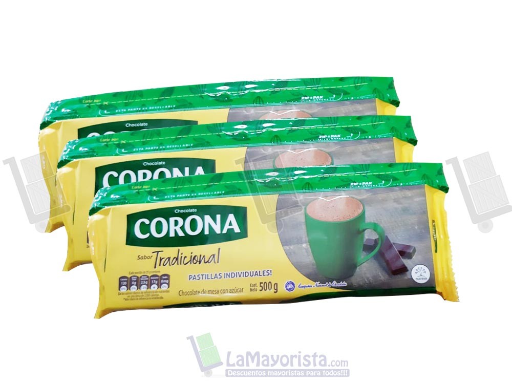 CHOCOLATE CORONA  X500gr.