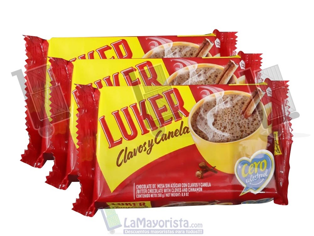 -Al por mayor- Chocolate Luker C.C. 1/2