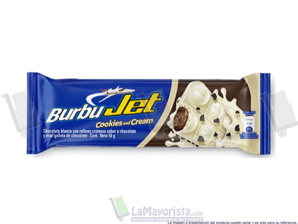 -Al por mayor- Chocolatina Burbujet Cookies X4