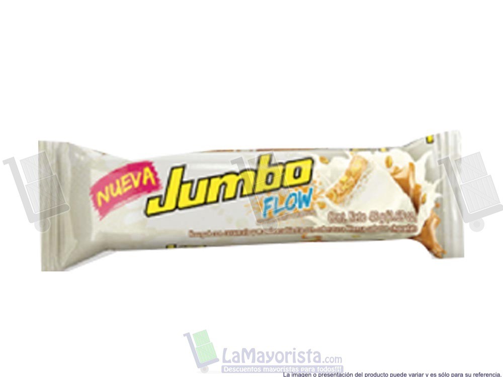 -Al por mayor- Chocolatina Jumbo Flow Blanca X12 unidades