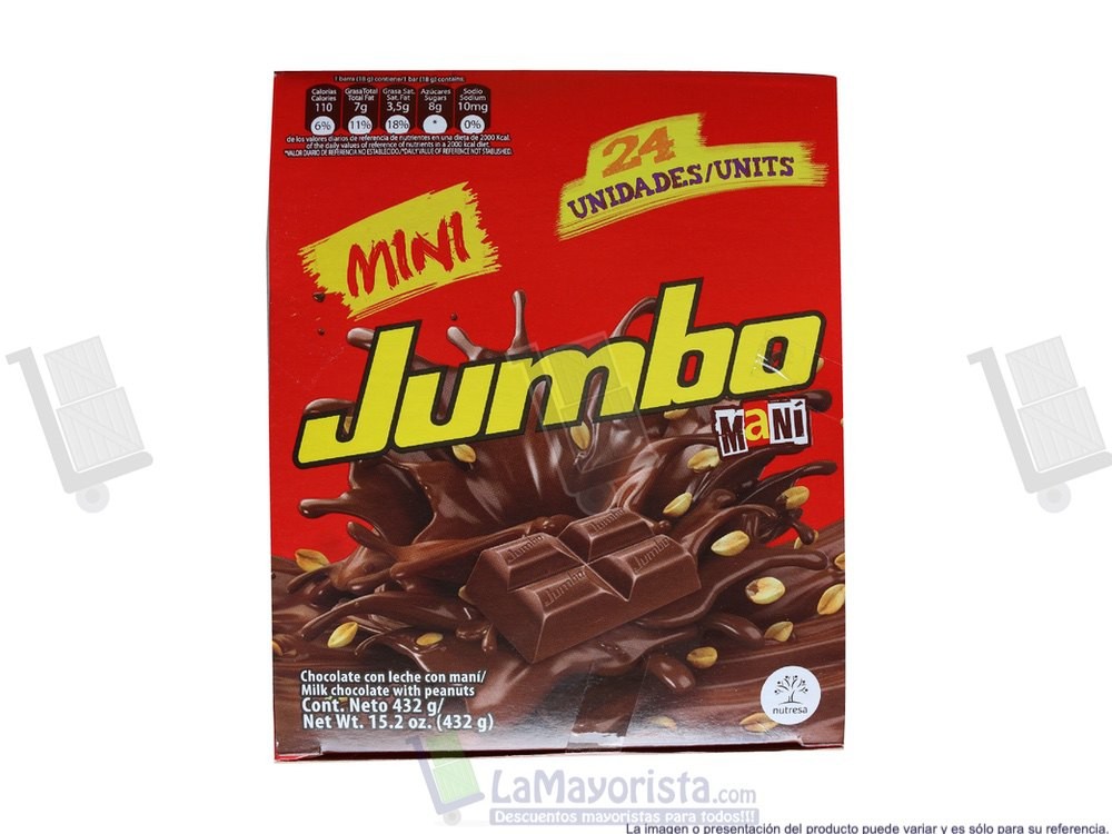 CHOCOLATINA JUMBO MINI X24