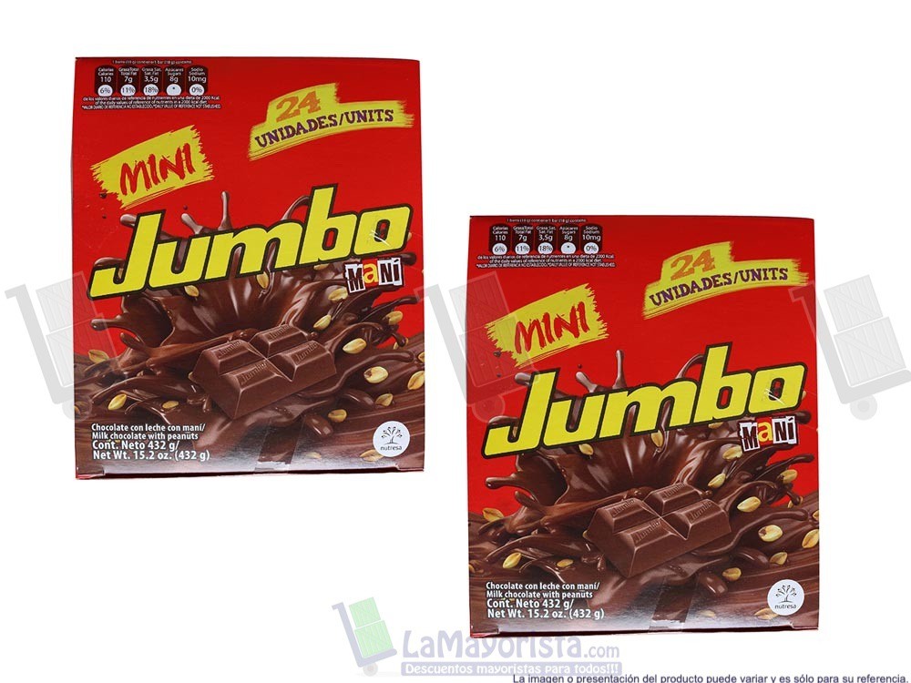 CHOCOLATINA JUMBO MINI X24