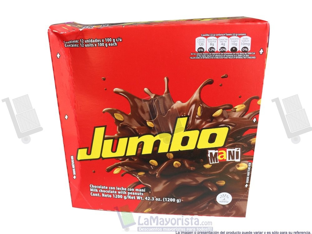 CHOCOLATINA JUMBO X 12
