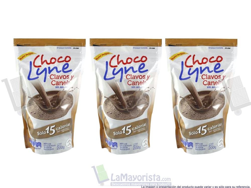 CHOCOLYNE CLAVOS Y CANELA DOYPACK X200gr