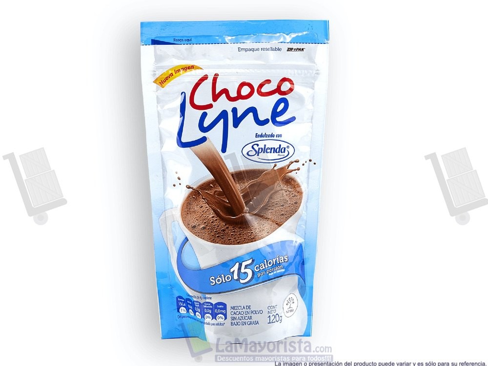 CHOCOLYNE CON SPLENDA X120gr