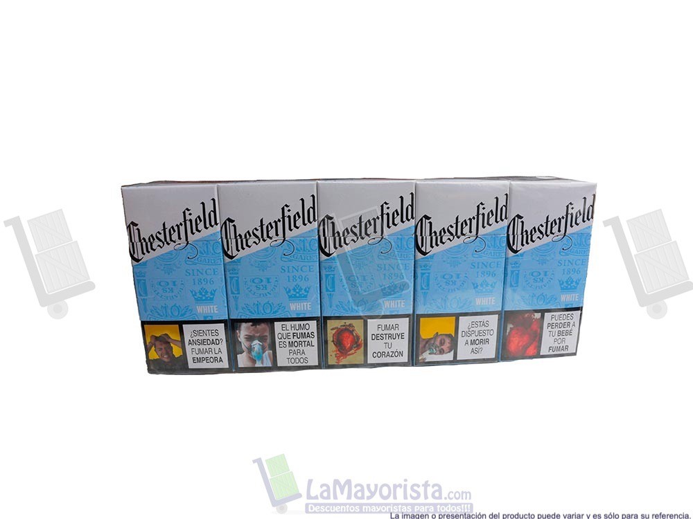 -Al por mayor- Cigarrillo Chesterfield (Boston) Light X10 (20cajetillas)