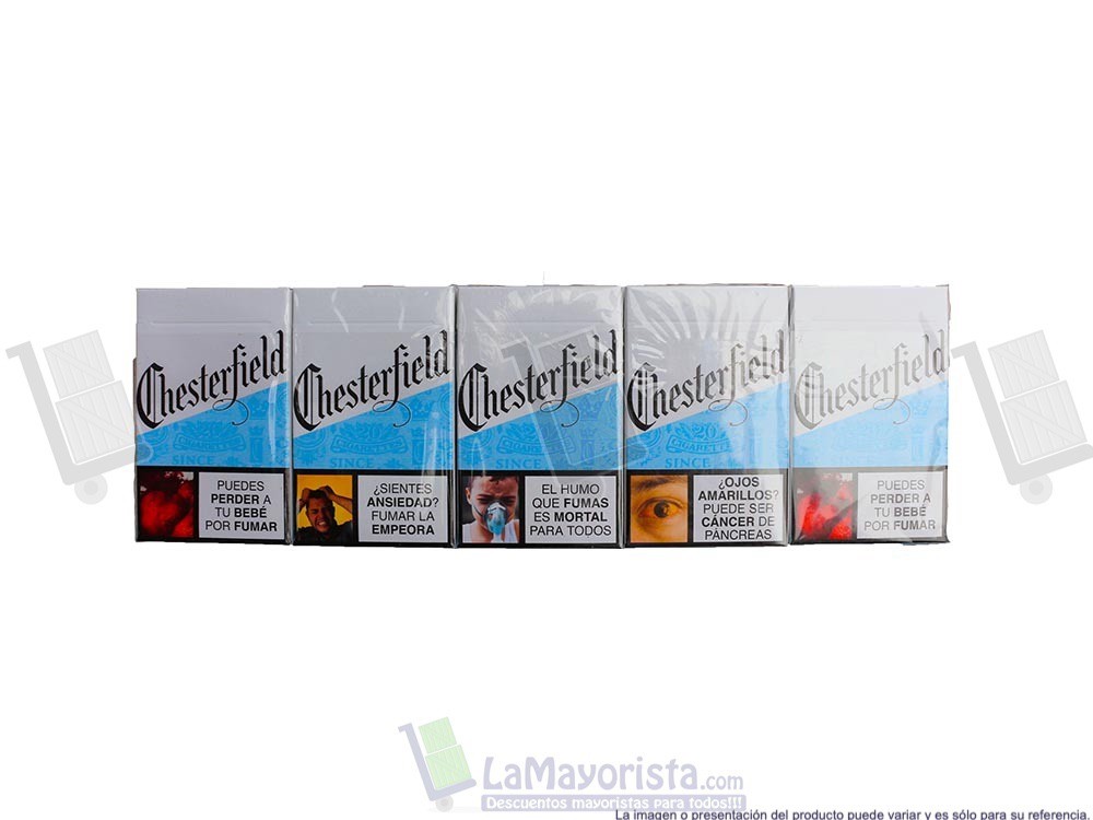 -Al por mayor- Cigarrillo Chesterfield (Boston) Light X20 (10cajetillas)
