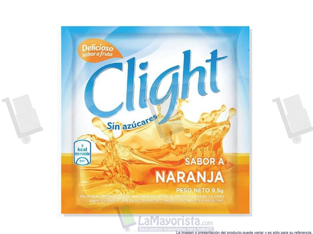 -Al por mayor- Clight Naranja X12 unidades *7G