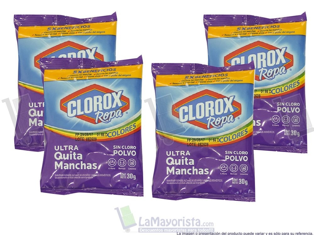 CLOROX ROPA COLOR POLVO 30gr.