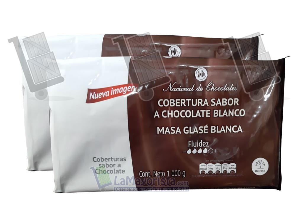-Al por mayor- Cobertura De Chocolate Blanco X1.000Gr.