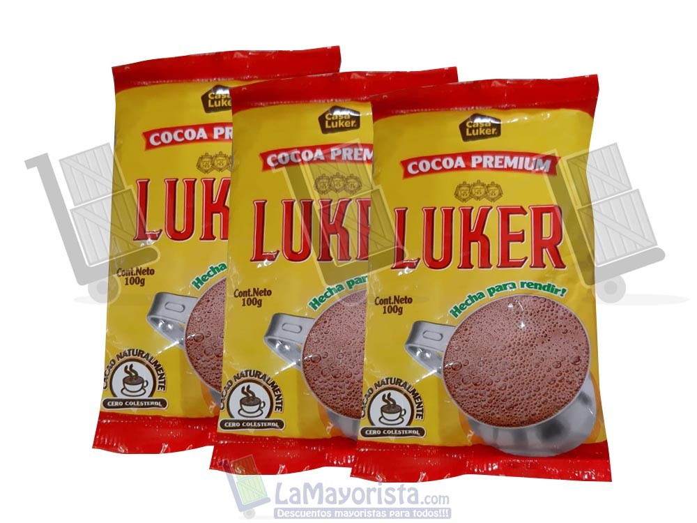 -Al por mayor- COCOA LUKER X100gr.