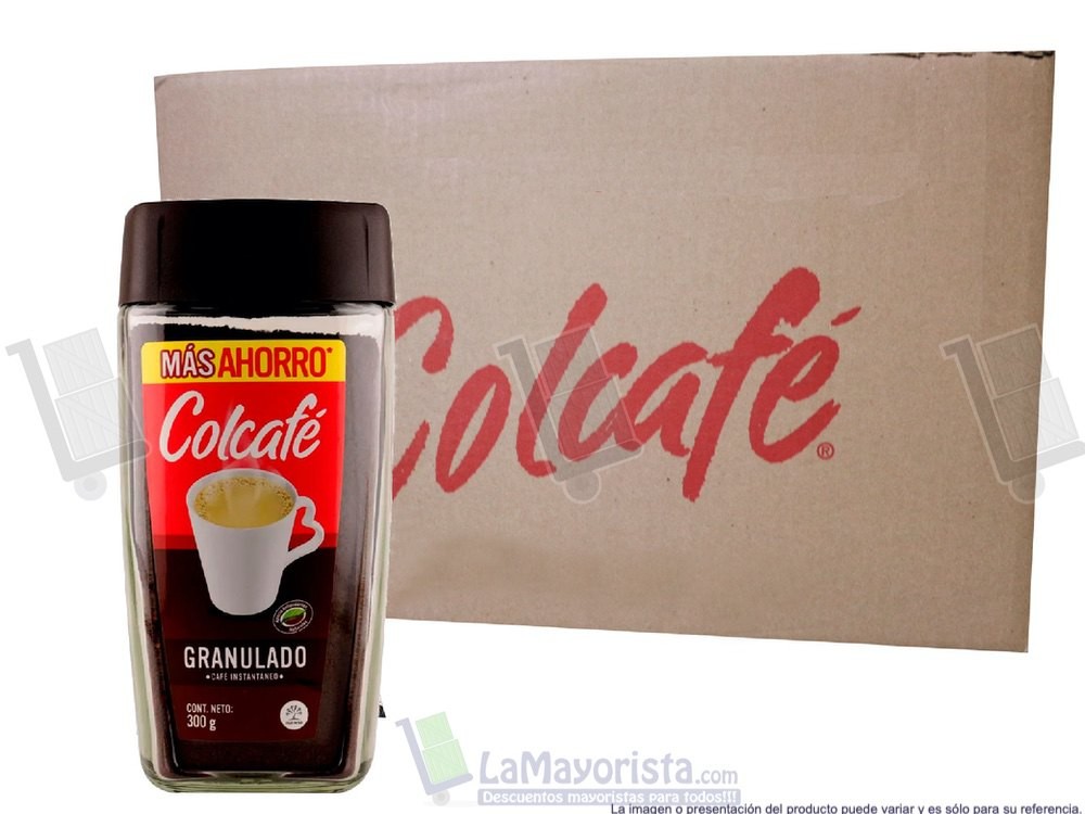 -Al por mayor- Café Colcafé Granulado X300Gr