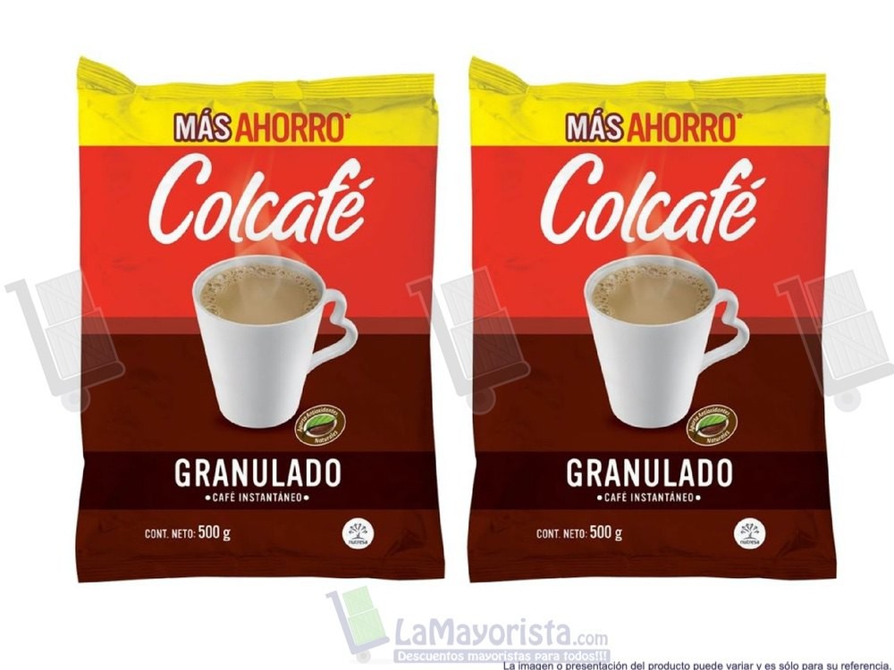 -Al por mayor- Café Colcafé Granulado X 500Gr