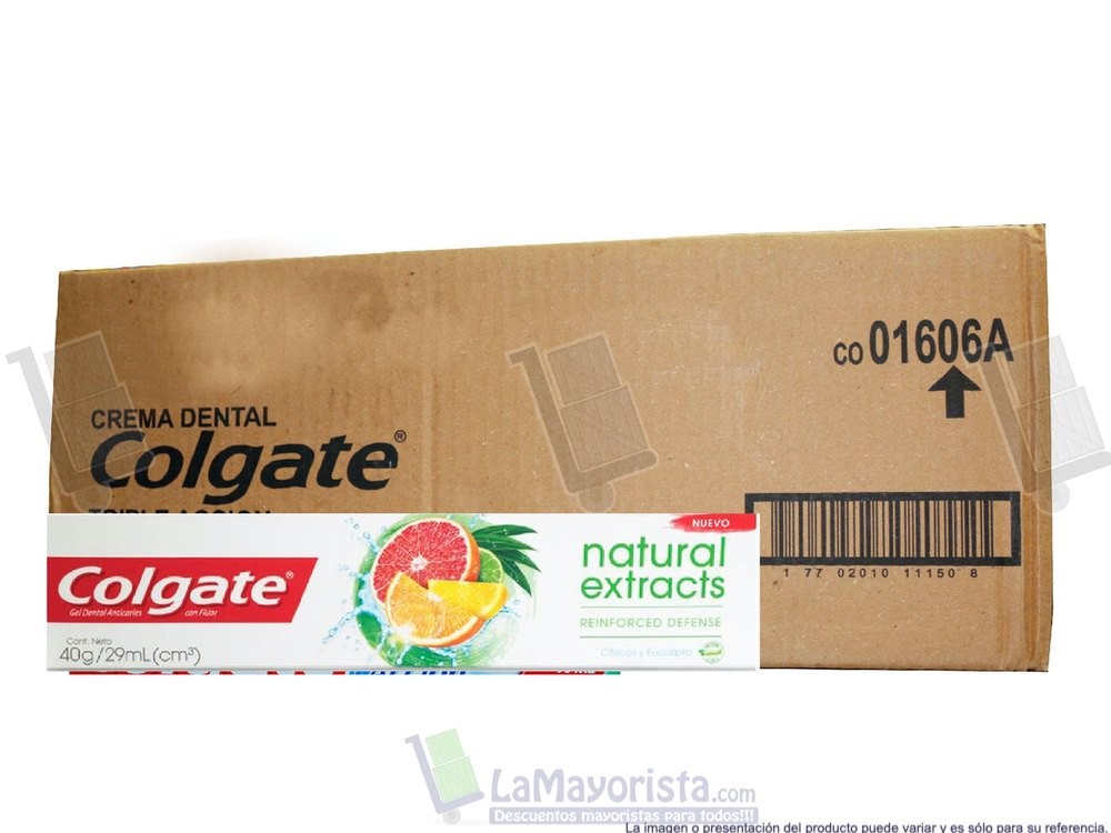 -Al por mayor- Colgate Natural Extracts X40Gr.