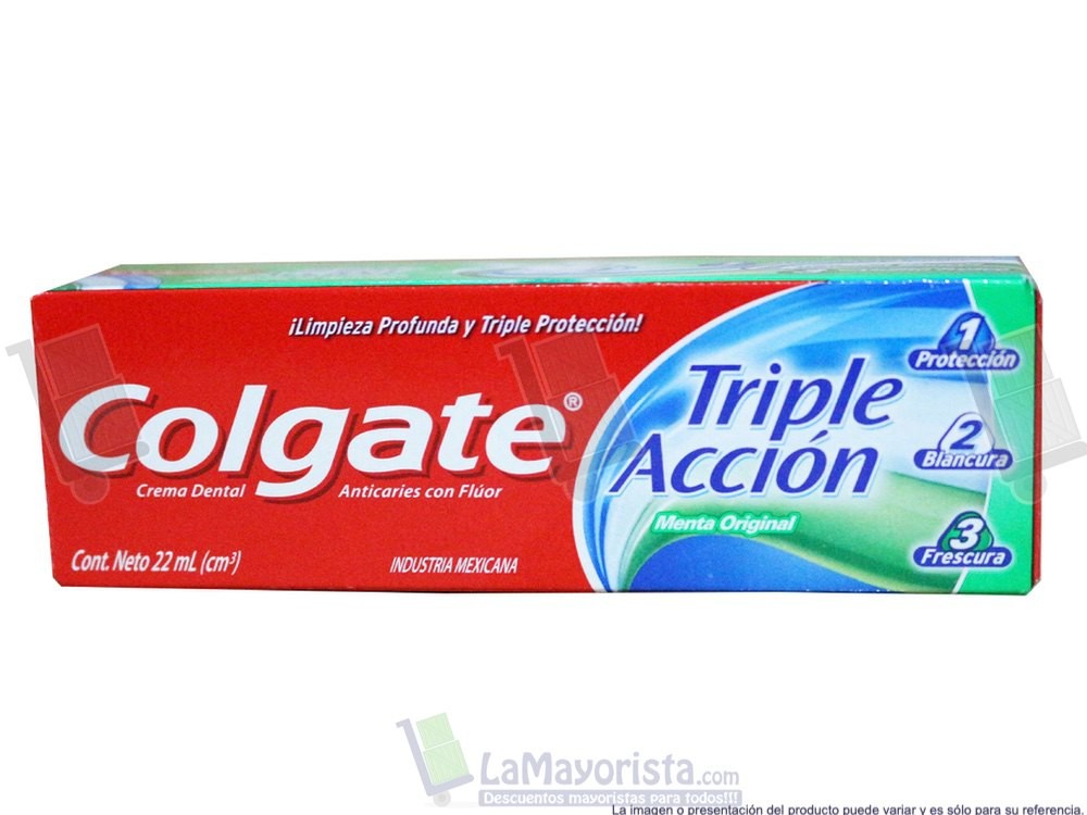 COLGATE TRIPLE ACCION X 22cc CJA X144