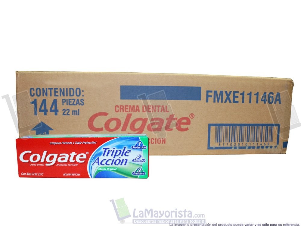 COLGATE TRIPLE ACCION X 22cc CJA X144