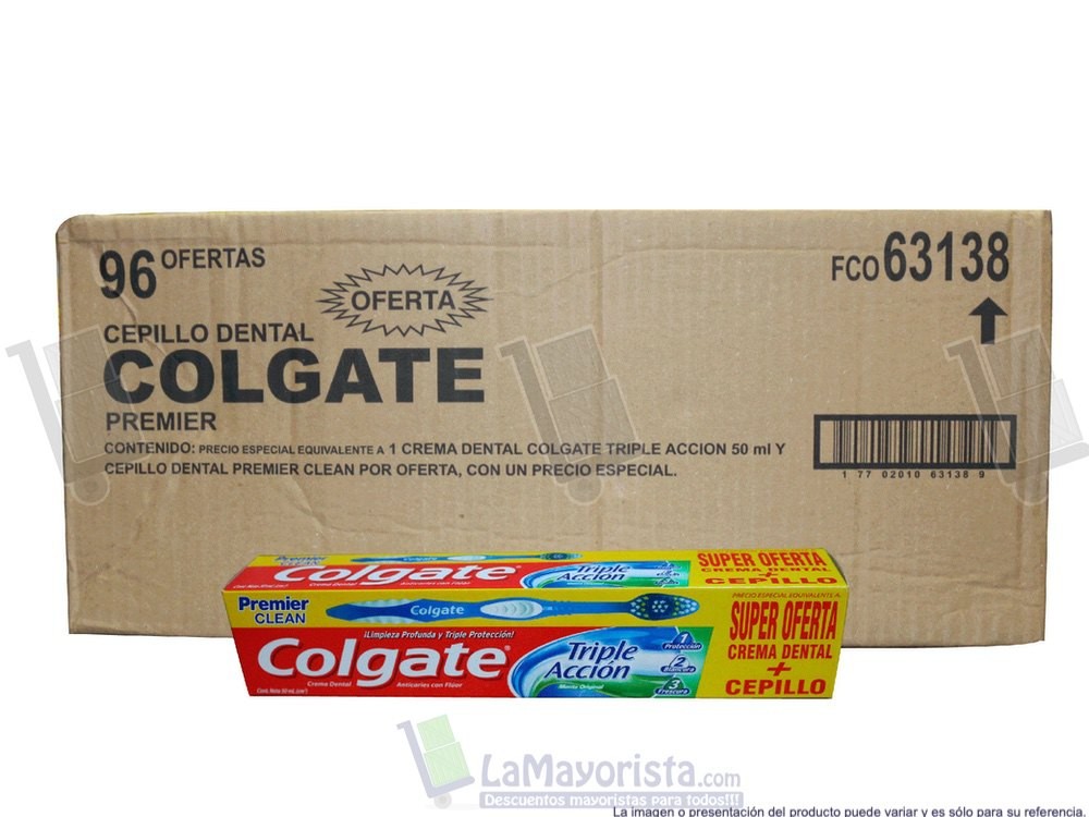 COLGATE TRIPLEACCION X50 + CEPILLO
